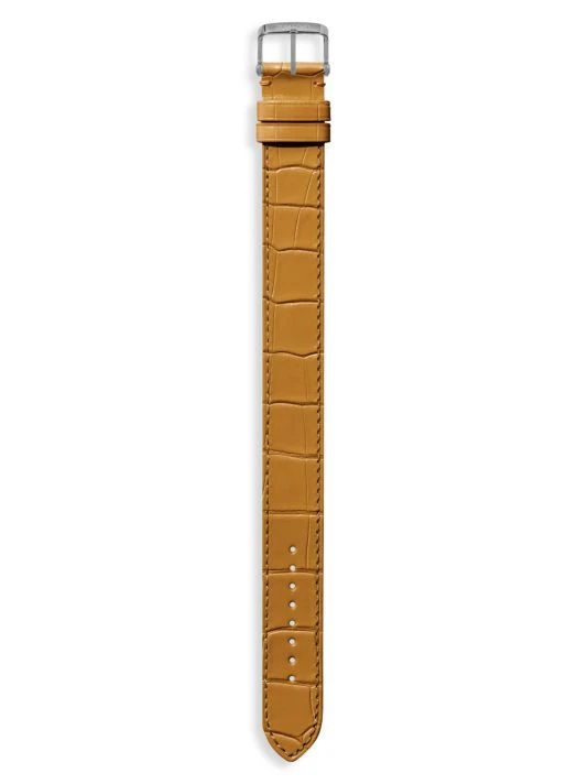 Tom Ford Alligator Leather Watch Strap For Men Beige 3 Tom Ford Alligator Leather Watch Strap For Men Beige - Image 3