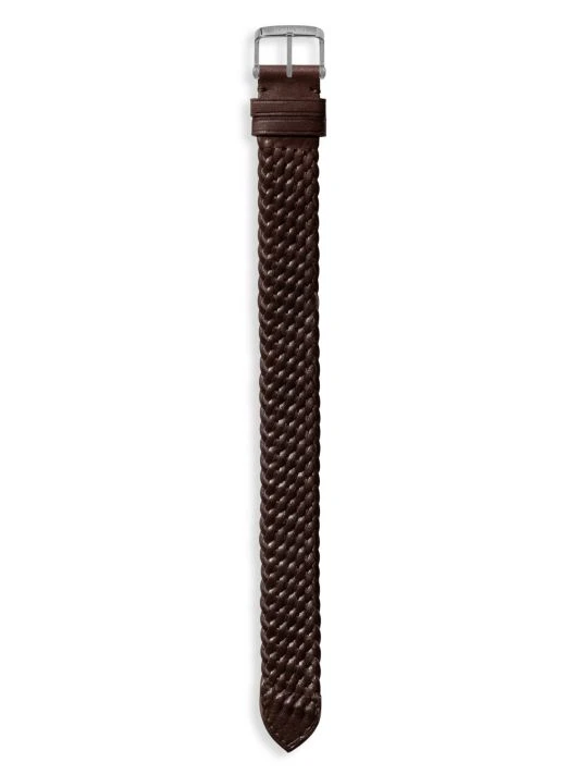 Tom Ford Braid Leather Watch Strap For Men Black 3 Tom Ford Braid Leather Watch Strap For Men Black - Image 3