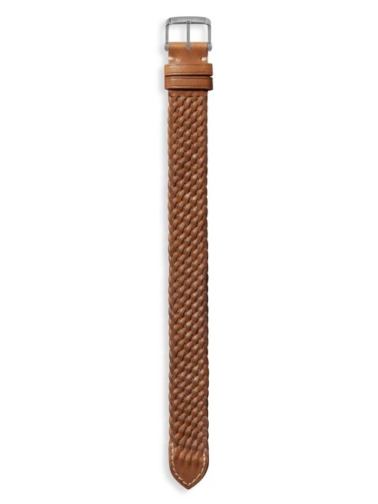 Tom Ford Braid Leather Watch Strap For Men Black 4 Tom Ford Braid Leather Watch Strap For Men Black - Image 4