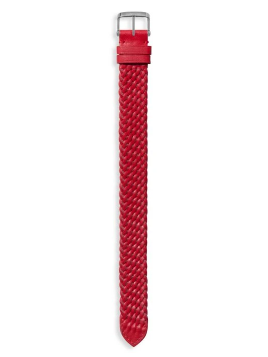 Tom Ford Braid Leather Watch Strap For Men Black 7 Tom Ford Braid Leather Watch Strap For Men Black - Image 7