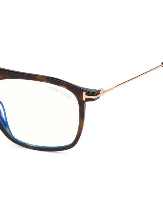 Tom Ford 55MM Square Blue Block Optical Glasses 3 Tom Ford 55MM Square Blue Block Optical Glasses - Image 3