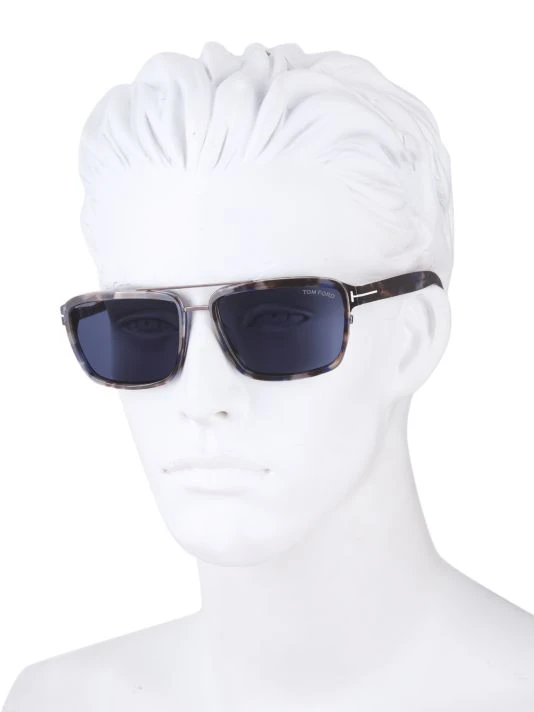 Tom Ford 58MM Plastic Square Sunglasses For Men 4 Tom Ford 58MM Plastic Square Sunglasses For Men - Image 4