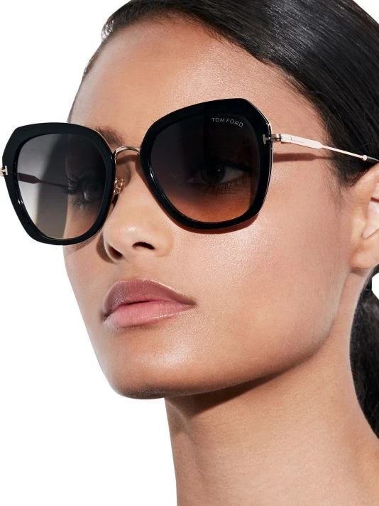 Tom Ford Kenyan 54MM Butterfly Sunglasses 4 Tom Ford Kenyan 54MM Butterfly Sunglasses - Image 4