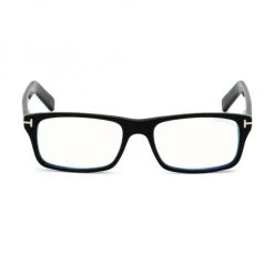 Tom Ford 55MM Square Blue Block Filter Optical Glasses For Men