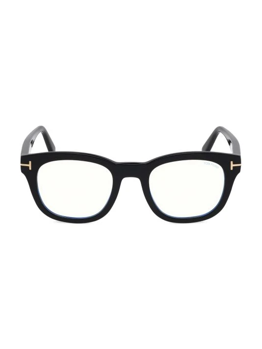 Tom Ford 50MM Blue Block Square Optical Glasses 1 Tom Ford 50MM Blue Block Square Optical Glasses