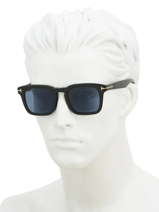 Tom Ford 50MM Square Sunglasses For Men 4 Tom Ford 50MM Square Sunglasses For Men - Image 4