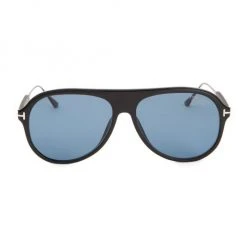 Tom Ford 57MM Injected Aviator Sunglasses For Men