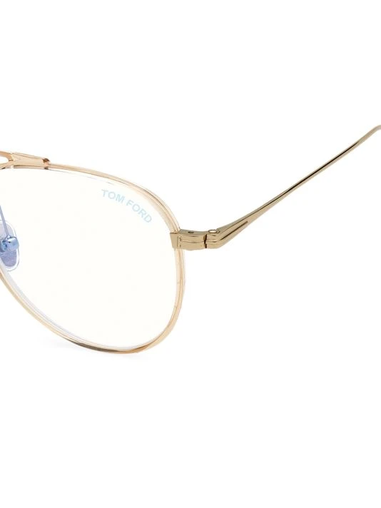 Tom Ford 52MM Aviator Blue Block Optical Glasses For Men 3 Tom Ford 52MM Aviator Blue Block Optical Glasses For Men - Image 3