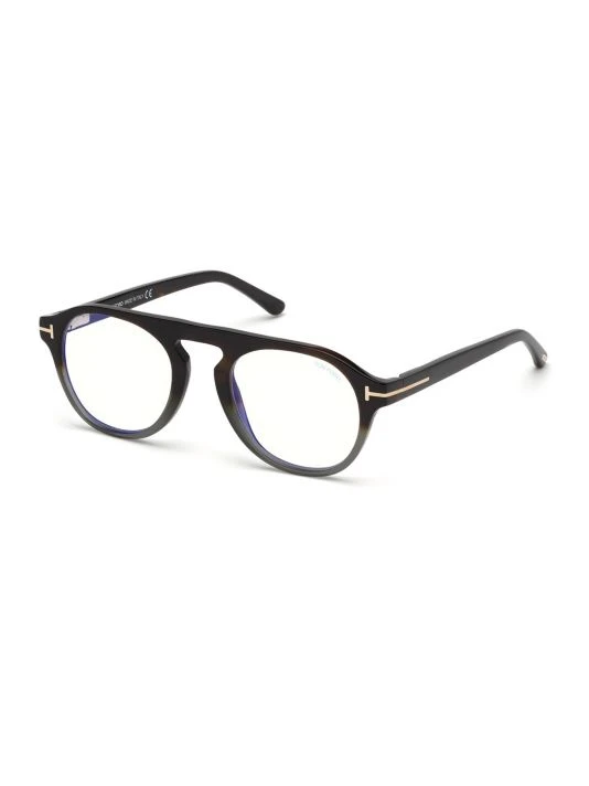 Tom Ford 49MM Blue Block Gradient Soft Round Eyeglasses 2 Tom Ford 49MM Blue Block Gradient Soft Round Eyeglasses - Image 2