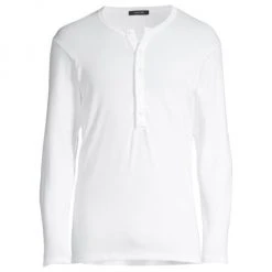 Tom Ford Long-Sleeve Henley For Men Black