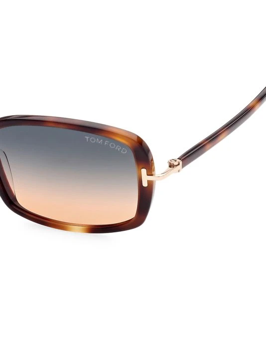 Tom Ford Bonham 56MM Rectangle Sunglasses 3 Tom Ford Bonham 56MM Rectangle Sunglasses - Image 3
