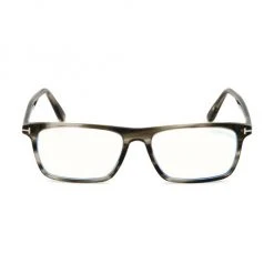 Tom Ford Sales Shop 25 Tom Ford 56MM Rectangular Blue Block Eyeglasses For Men