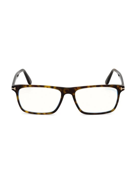 Tom Ford 56MM Havana Plastic Optical Glasses For Men 1 Tom Ford 56MM Havana Plastic Optical Glasses For Men