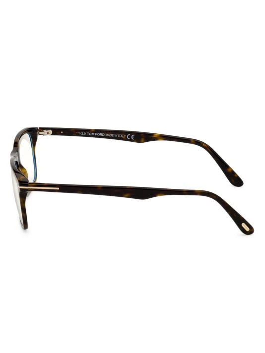 Tom Ford 56MM Havana Plastic Optical Glasses For Men 4 Tom Ford 56MM Havana Plastic Optical Glasses For Men - Image 4