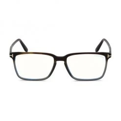 Tom Ford 54MM Blue Block Rectangular Optical Glasses For Men