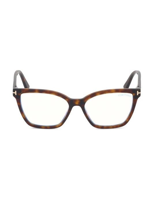 Tom Ford 53MM Square Blue Filter Eyeglasses 1 Tom Ford 53MM Square Blue Filter Eyeglasses