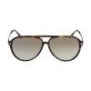 Tom Ford Samson Havana 62MM Pilot Sunglasses For Men