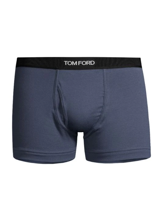 Tom Ford Stretch-Cotton Logo Boxer Briefs For Men Brown 1 Tom Ford Stretch-Cotton Logo Boxer Briefs For Men Brown