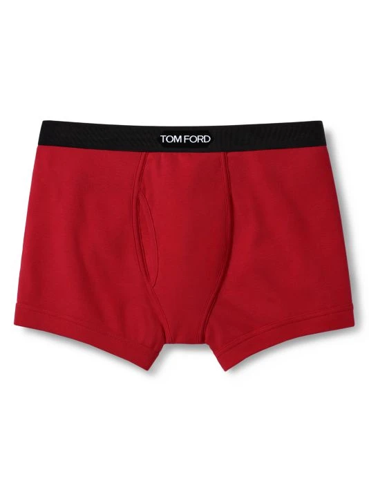 Tom Ford Stretch-Cotton Logo Boxer Briefs For Men Brown 4 Tom Ford Stretch-Cotton Logo Boxer Briefs For Men Brown - Image 4