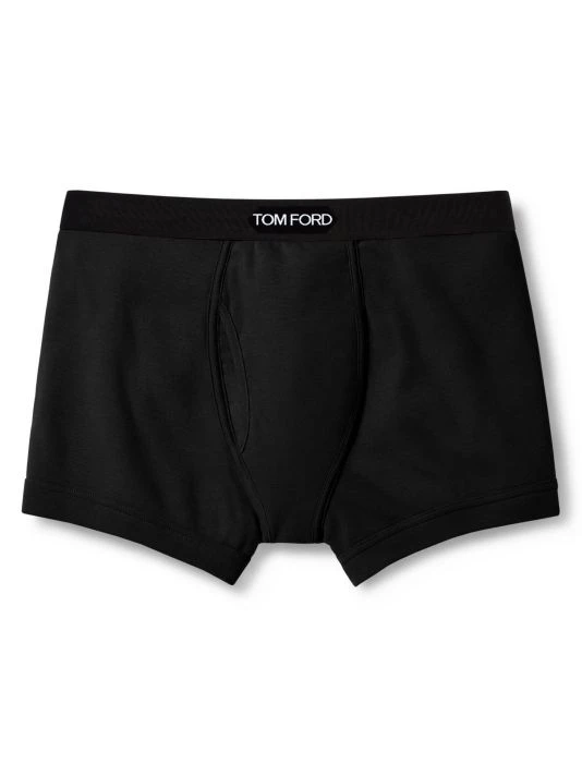 Tom Ford Stretch-Cotton Logo Boxer Briefs For Men Brown 7 Tom Ford Stretch-Cotton Logo Boxer Briefs For Men Brown - Image 7