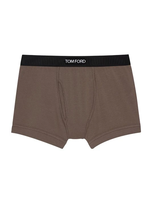 Tom Ford Stretch-Cotton Logo Boxer Briefs For Men Brown 15 Tom Ford Stretch-Cotton Logo Boxer Briefs For Men Brown - Image 15