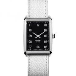 Tom Ford N.001 Stainless Steel Leather Strap Watch