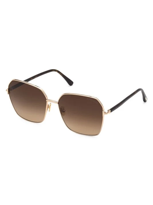 Tom Ford Claudia 62MM Geometric Sunglasses 2 Tom Ford Claudia 62MM Geometric Sunglasses - Image 2