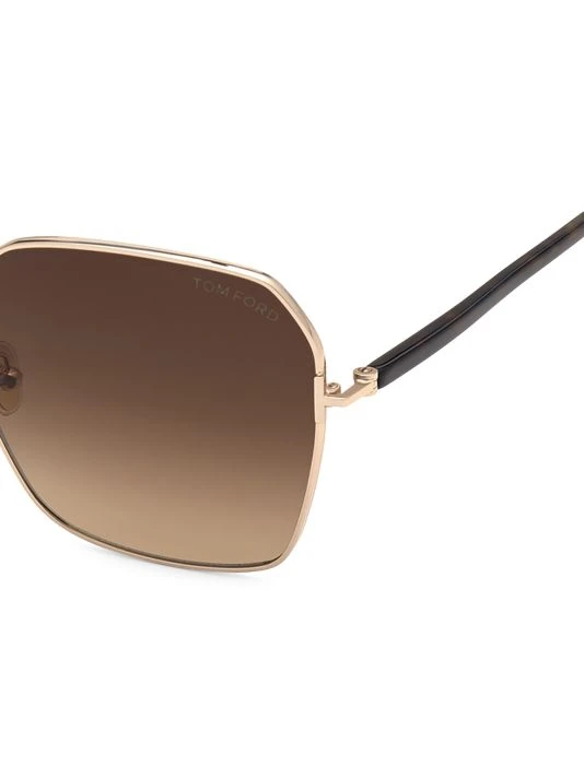 Tom Ford Claudia 62MM Geometric Sunglasses 3 Tom Ford Claudia 62MM Geometric Sunglasses - Image 3