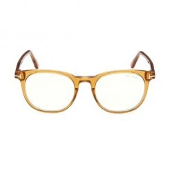 Tom Ford 53MM Blue Filter Round Glasses For Men