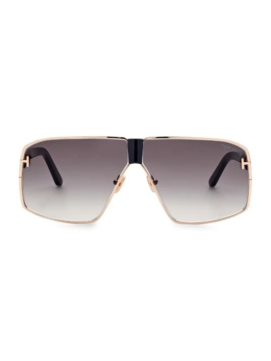 Tom Ford Reno 66MM Shield Sunglasses 1 Tom Ford Reno 66MM Shield Sunglasses