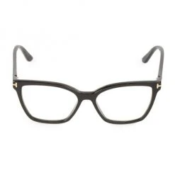 Tom Ford 53MM Blue Block Square Convertible Clip Sunglasses