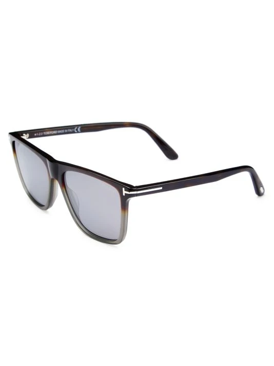 Tom Ford 57MM Square Sunglasses For Men 2 Tom Ford 57MM Square Sunglasses For Men - Image 2